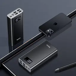 Додаткова батарея Hoco J46A (20000mAh) Black - мініатюра 6