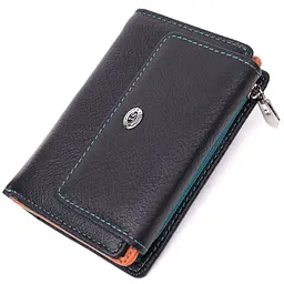 Стильний гаманець для жінок із натуральної шкіри ST Leather 22501 чорний - мініатюра 1
