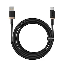 USB кабель Baseus Dura Series USB Type-C 60W 2m чорний-золотий P10377802U01-02