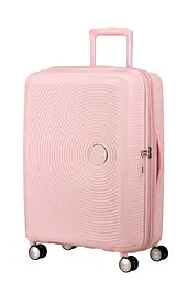 American Tourister Валіза American Tourister, Soundbox, поліпропілен, середня, 67см, 71.5/81л, TSA, 4 колеса, EXP, пастельно-рожевий - мініатюра 5