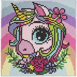 Алмазна картина Grafix Єдиноріг 20x20 cм (260012_1) - мініатюра 2
