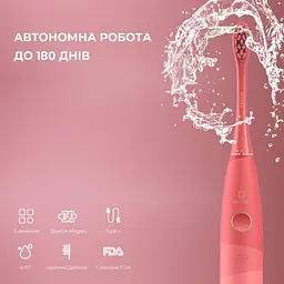Електрична зубна щітка Oclean Find Duo Set 2шт Red and Blue - мініатюра 4
