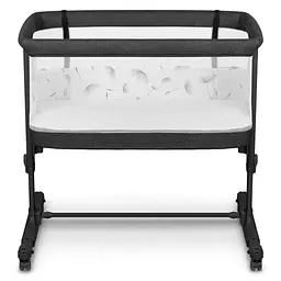 Ліжечко Lionelo приставне Aurora Grey Graphit (LO-AURORA GREY GRAPHITE) - мініатюра 2