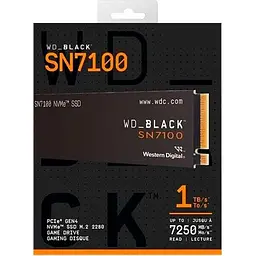 Твердотільний накопичувач SSD 1Tb Western Digital Black SN7100 M.2 2280 PCI-E 4.0x4 (WDS100T4X0E) - мініатюра 3