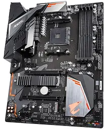 Материнська плата Gigabyte B450 Aorus Elite (B450 Aorus Elite) (Socket AM4, AMD B450, ATX) Б/в - мініатюра 3