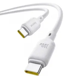 Кабель Baseus Silky Series Cable Type-C to Type-C 100W 2m P10377704213-01 White - мініатюра 2