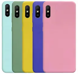 Чохол-накладка Hana Molan Cano для Xiaomi Redmi 9A TPU Smooth Case [Green] [63856] - мініатюра 2