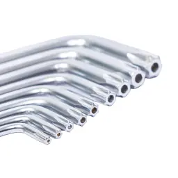 Ключі TORX 9шт T10-T50мм CrV (короткі з отвором) GRAD (4022275) - мініатюра 8