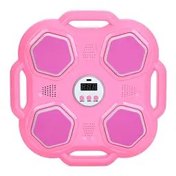 Настінний боксерський тренажер-мішень MS 4651(Pink) 2 боксерські рукавички