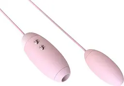 Вакуумний стимулятор з віброяйцем 2 в 1 KissToy Miss VV Pink (SO3761) [95842] - мініатюра 2