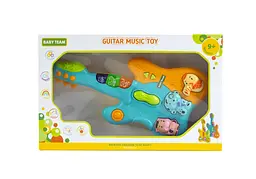 Музична іграшка Baby Team Гітара блакитна (8644_гитара голубая) - мініатюра 4