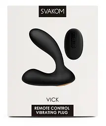 Стимулятор простати Svakom Vicky, 10 см чорний