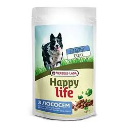Сухий преміум корм Happy Life Adult with Salmon Хеппі Лайф Лосось для собак всіх порід 350 г (973018)