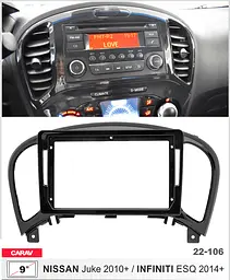 Перехідна рамка для автомобілів Nissan Juke Carav 22-106 - мініатюра 4