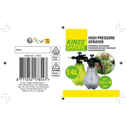 Обприскувач Kinzo Garden 1.4 л в асортименті - мініатюра 7