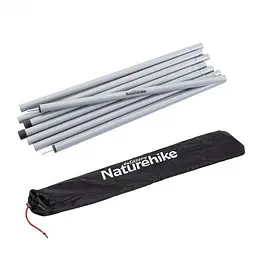 Стійки для тенту Naturehike Steel poles (NH20PJ043) 22ммx2.2м - 2 шт - сталеві