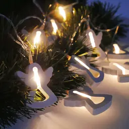 Гірлянда Chomik Янгол 10 LED, теплий білий, IP20, 2хАА (5900779854048) - мініатюра 4