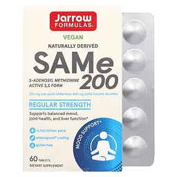 SAM-e SAMe 200 mg 60 таблеток Jarrow Formulas vit0006612