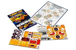 Конструктор дерев'яний Puz-00958 "Turbo Car" в кульку PuzzleOK - мініатюра 2