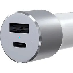 Автомобільний зарядний пристрій Satechi Car Charger Type-C PD 72W Silver (ST-TCPDCCS) - мініатюра 4