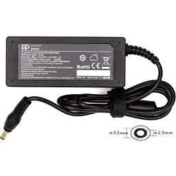 Блок живлення PowerPlant для ноутбуків Asus 19V, 3.42A, 65W, 5.5x2.5 (AS65F5525)