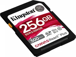 Карта пам'яті Kingston 256 GB SDXC Class 10 UHS-II U3 Canvas React Plus (SDR2/256GB) - мініатюра 2
