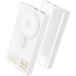 Зовнішній акумулятор Hoco Q22 Taurus MagSafe 10000mAh 22.5W White [612159] [112985] - мініатюра 3
