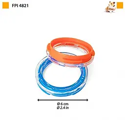 Пластиковий з'єднувач для кліток Ferplast FPI 4821 Tube Attachments Ø 6 см 84821099 - мініатюра 2