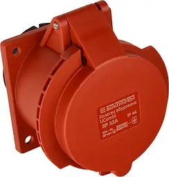 Розетка врізна 32А P5 IP44 3P+N+PE UCombi АСКО-УКРЕМ (A0080010163) - мініатюра 2