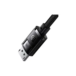 Кабель мультимедійний Baseus DisplayPort M - DisplayPort M 8K чорний 2 м (B00633706111-02) - мініатюра 3