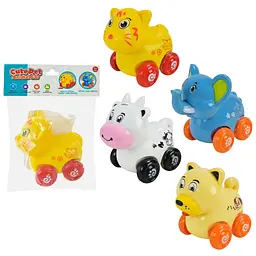 Іграшкова машинка Animal car зі звуком та світлом (T666-1/2/6/8) в асортименті
