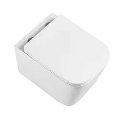 Унітаз підвісний Qtap Crow безободковий з сидінням Soft-close QT05335171W - мініатюра 4