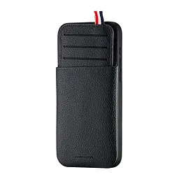 Чохол Jinduka Leather Pocket iPhone 15 Pro Max Black - мініатюра 4
