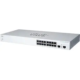 Комутатор мережевий Cisco CBS220-16T-2G-EU