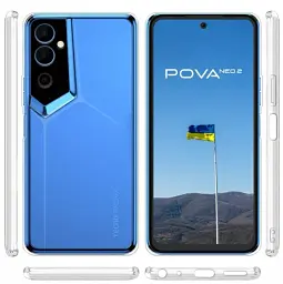 Силіконовий чохол BeCover для Tecno POVA Neo 2 (LG6n) Transparancy (708664) - мініатюра 2