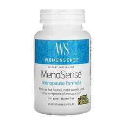 Вітамінно-мінеральний комплекс Natural Factors Підтримка при менопаузі, WomenSense, MenoSense, Menopause Formula, 90 веге (NFS-04950)