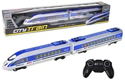 Іграшковий швидкісний поїзд на радіокеруванні акумуляторний City Train 666-696MA, в коробці р.77.8x10.5x13 см YG Toys