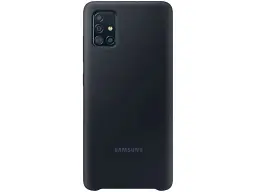 Чохол-накладка Samsung Silicone Cover для Samsung Galaxy A51 SM-A515 Black (EF-PA515TBEGRU) - мініатюра 3
