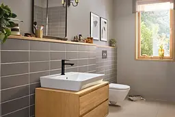 Змішувач для умивальника Hansgrohe Rebris E 110 Coolstart EcoSmart+ з донним клапаном pop-up matt black 72589670 - мініатюра 3