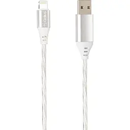 USB кабель Gelius Pro LED RGB GP-UC06i Apple Lightning Silver - мініатюра 6