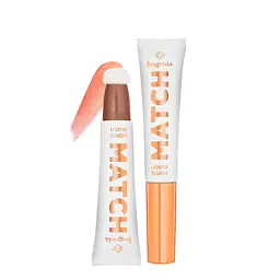 Рум'яна для обличчя рідкі Bogenia Match Liquid Blush (BG636, 002 Персикові перламутрові