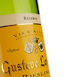 Вино Gustave Lorentz Riesling Reserve, біле, сухе, 12%, 0,75 л (1123230) - мініатюра 3