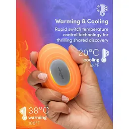 Вібратор We-Vibe Temp Tangerine для клітора - мініатюра 16