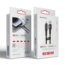 Кабель ArmorStandart AT-AL USB Type A to Lightning 12W 1,2m Black (ARM75864) - мініатюра 2