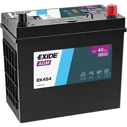 Акумулятор автомобільний EXIDE START-STOP AGM 45Ah ASIA Ев (-/+) (380EN) (EK454)