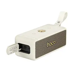 Акустична система бездротова Hoco HT1 Pro Marquis sports BT speaker paint колонка біла - мініатюра 2