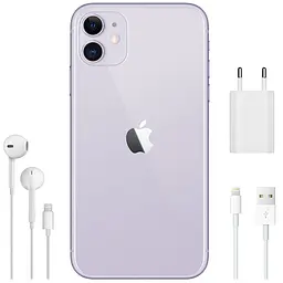 Смартфон Apple iPhone 11 64GB Purple Model A2221 (Grade B) Seller Refurbished - мініатюра 6