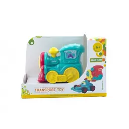 Іграшка транспорт Паровозик Baby Team 8620 Бірюзовий shop (4824428086202) - мініатюра 2