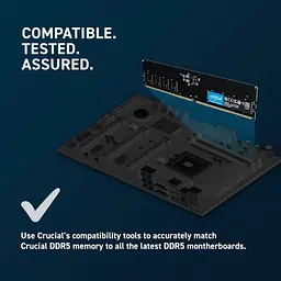 Модуль пам'яті Crucial DDR5 32GB 5600MHz (CT32G56C46U5) - мініатюра 4
