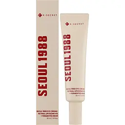 Крем для зони навколо очей K-Secret Seoul 1988 Eye Contour Retinal Liposome 4% + Fermented Bean відновлювальний 30 мл
